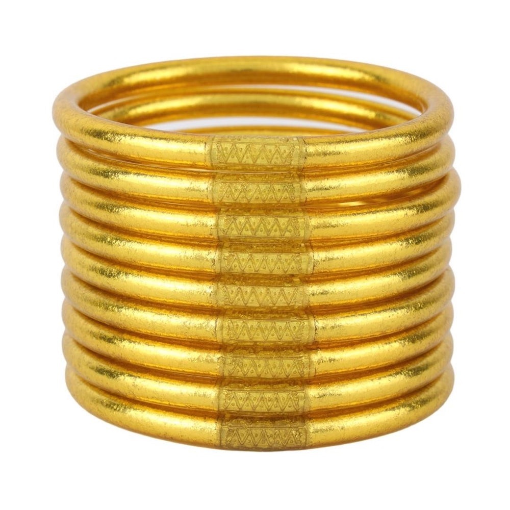 Buddha girl gold all weather bracelets